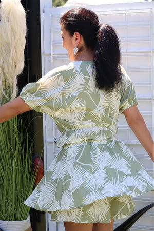 PAMELA'S PALM SHORTS - SAGE