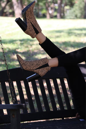 LAYLA'S LEOPARD BOOTS - LEOPARD