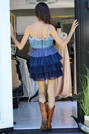 TARA'S TULLE DRESS - BLUE