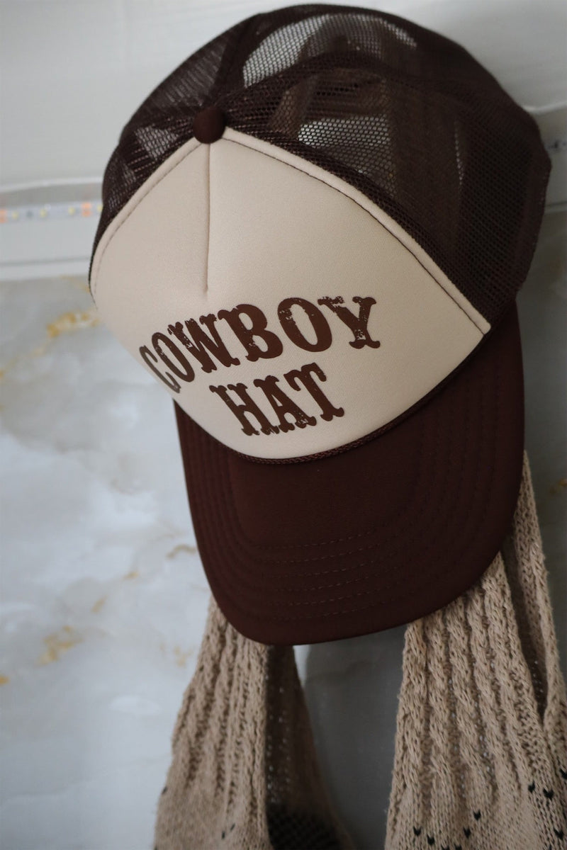 TATUM'S TRUCKER COWBOY HAT - MULTI