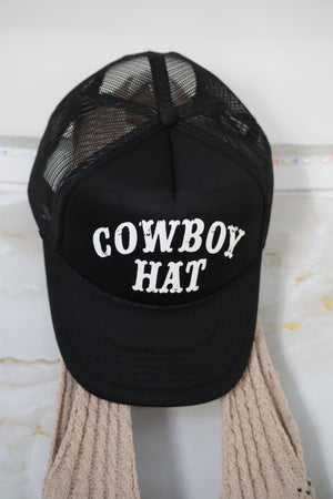 TATUM'S TRUCKER COWBOY HAT - MULTI