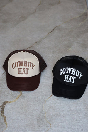 TATUM'S TRUCKER COWBOY HAT - MULTI