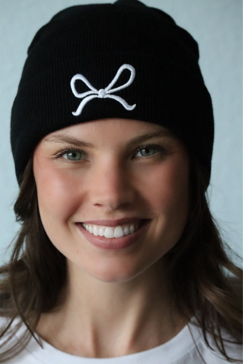 BLAKELY'S BOW BEANIE - BLACK