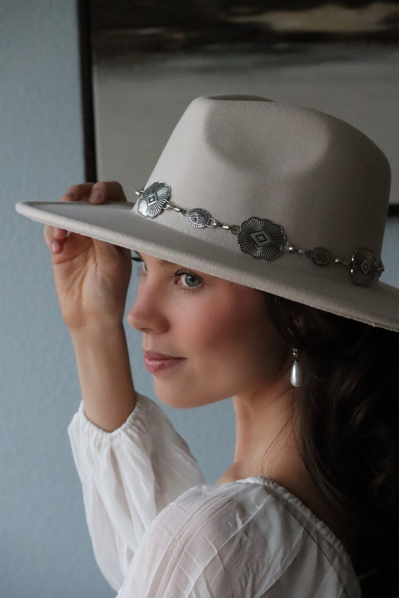 JAYCEE'S WESTERN HAT - IVORY