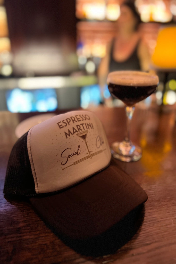 EMILY'S ESPRESSO MARTINI HAT - BROWN/KHAKI