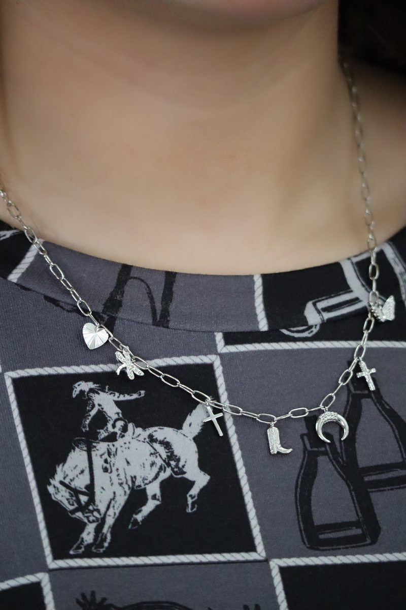 MASON'S NATURE NECKLACE- SILVER