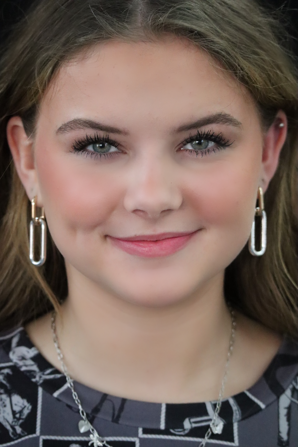 TARRA'S TWO LINK EARRINGS - GOLD / SILVER