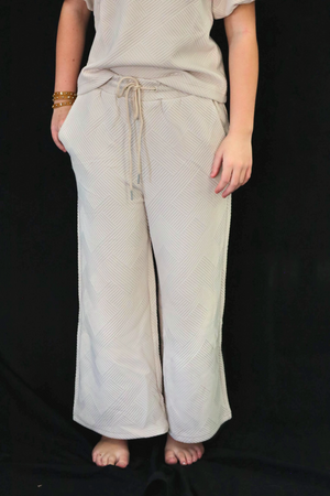 MEGAN'S IT GIRL PUFF PANT - CREAM