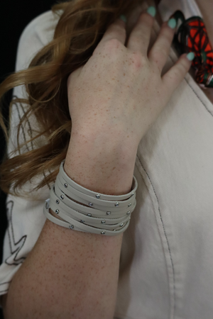 LAURA'S LUX LEATHER BRACELET - MULTI