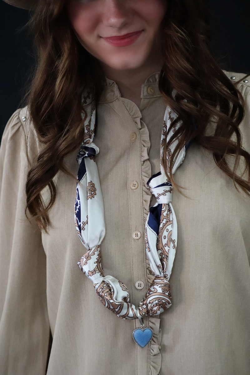 RYLEE'S RARE BANDANA NECKLACE - MULTI