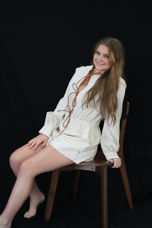 TIFF'S TIE ROMPER - LINEN