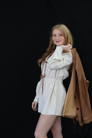 TIFF'S TIE ROMPER - LINEN