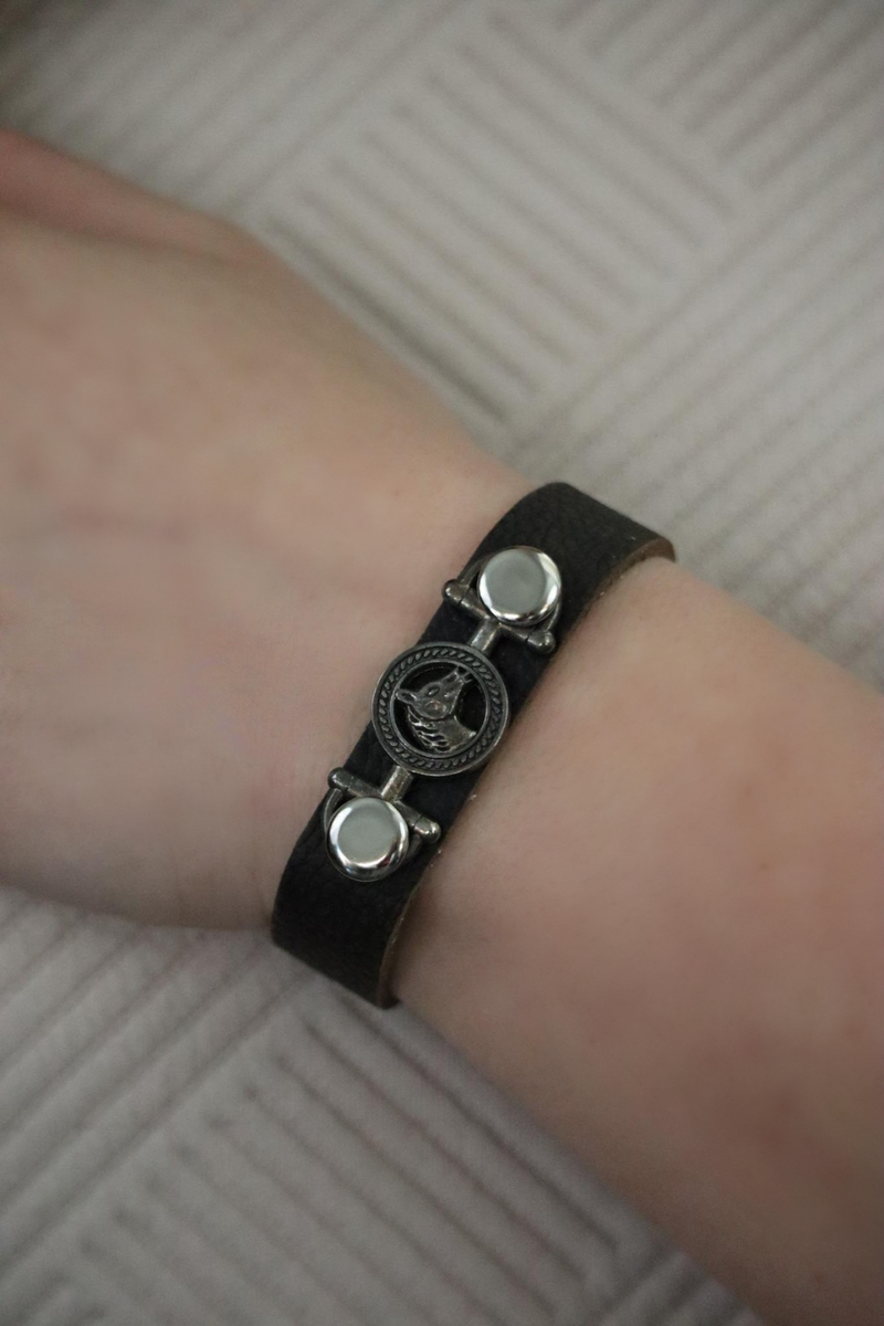 LUCY'S LEATHER HORSE BRACELET - MULTI