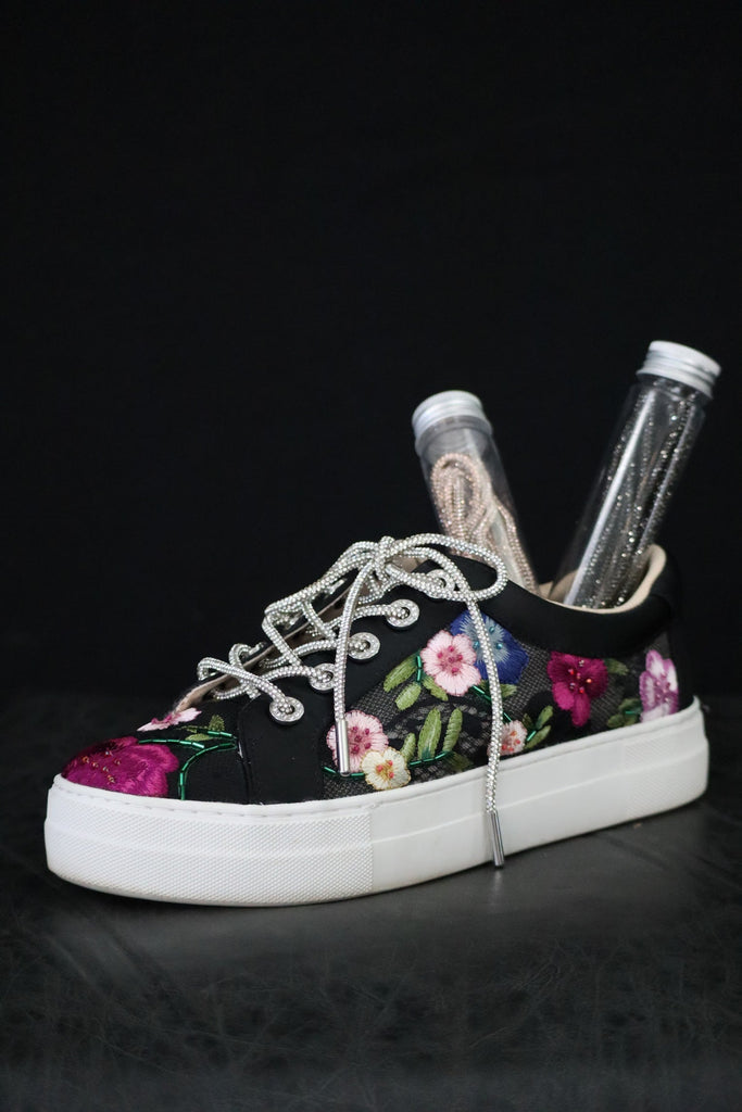 JENNY'S RHINESTONE SHOELACES- MULTI