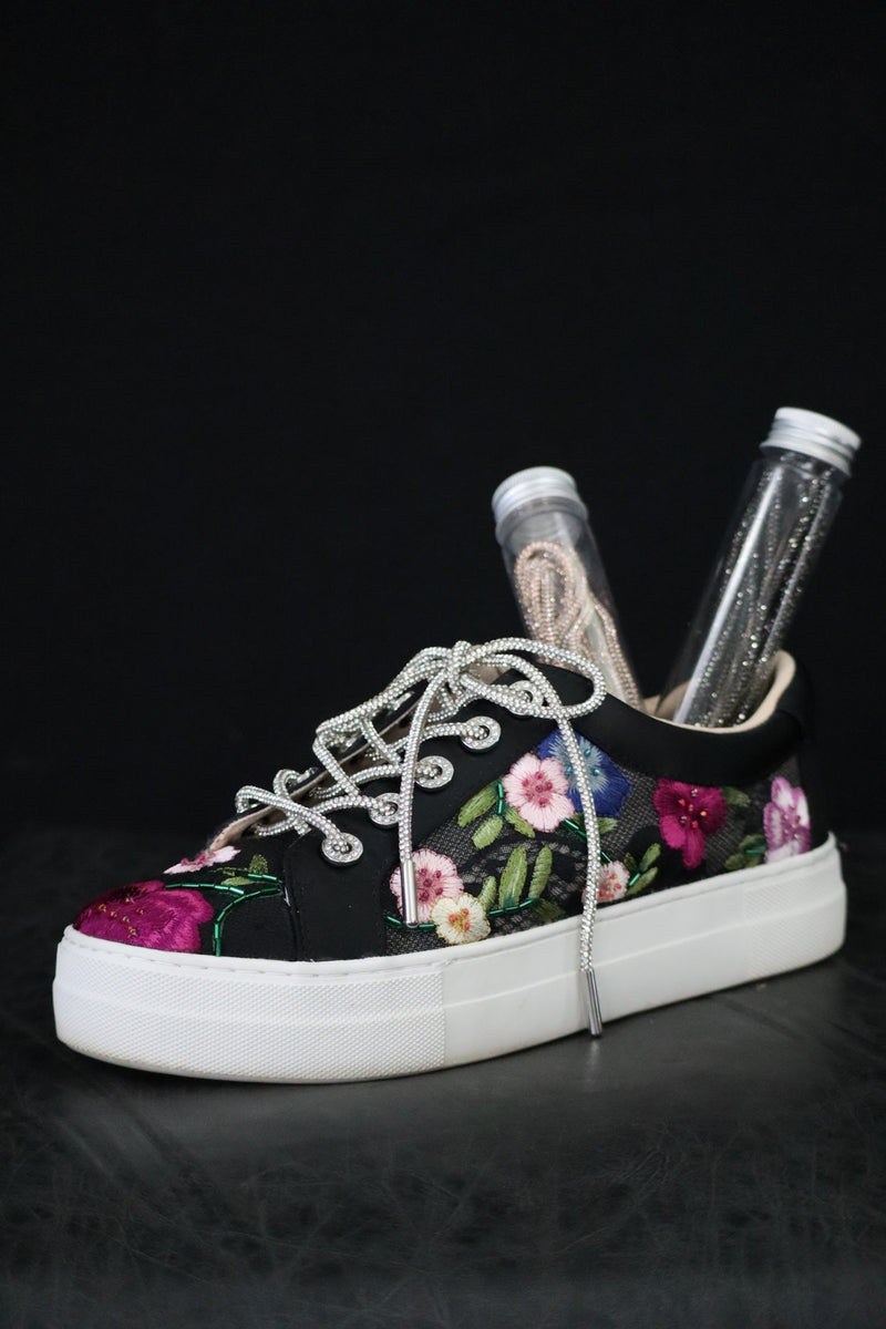 JENNY'S RHINESTONE SHOELACES- MULTI