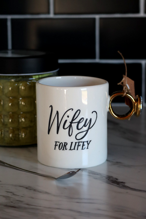 ROSALIE'S RING MUGS - WHITE
