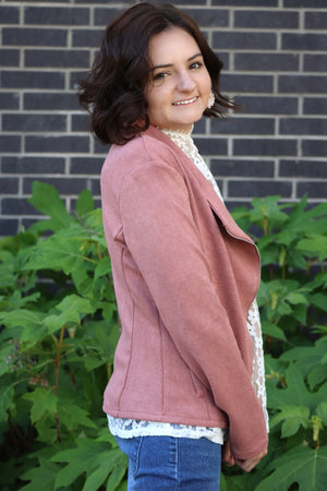 KRISTINA’S JOYFUL KISSES JACKET - MAUVE