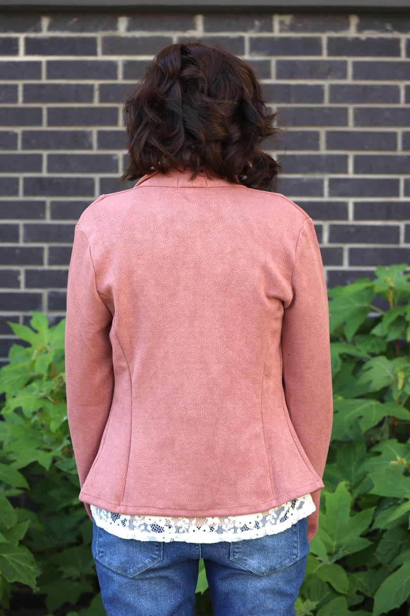 KRISTINA’S JOYFUL KISSES JACKET - MAUVE