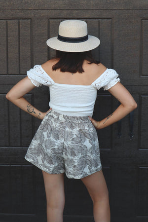 ANABELLE'S ALLDAY PANAMA HAT - IVORY