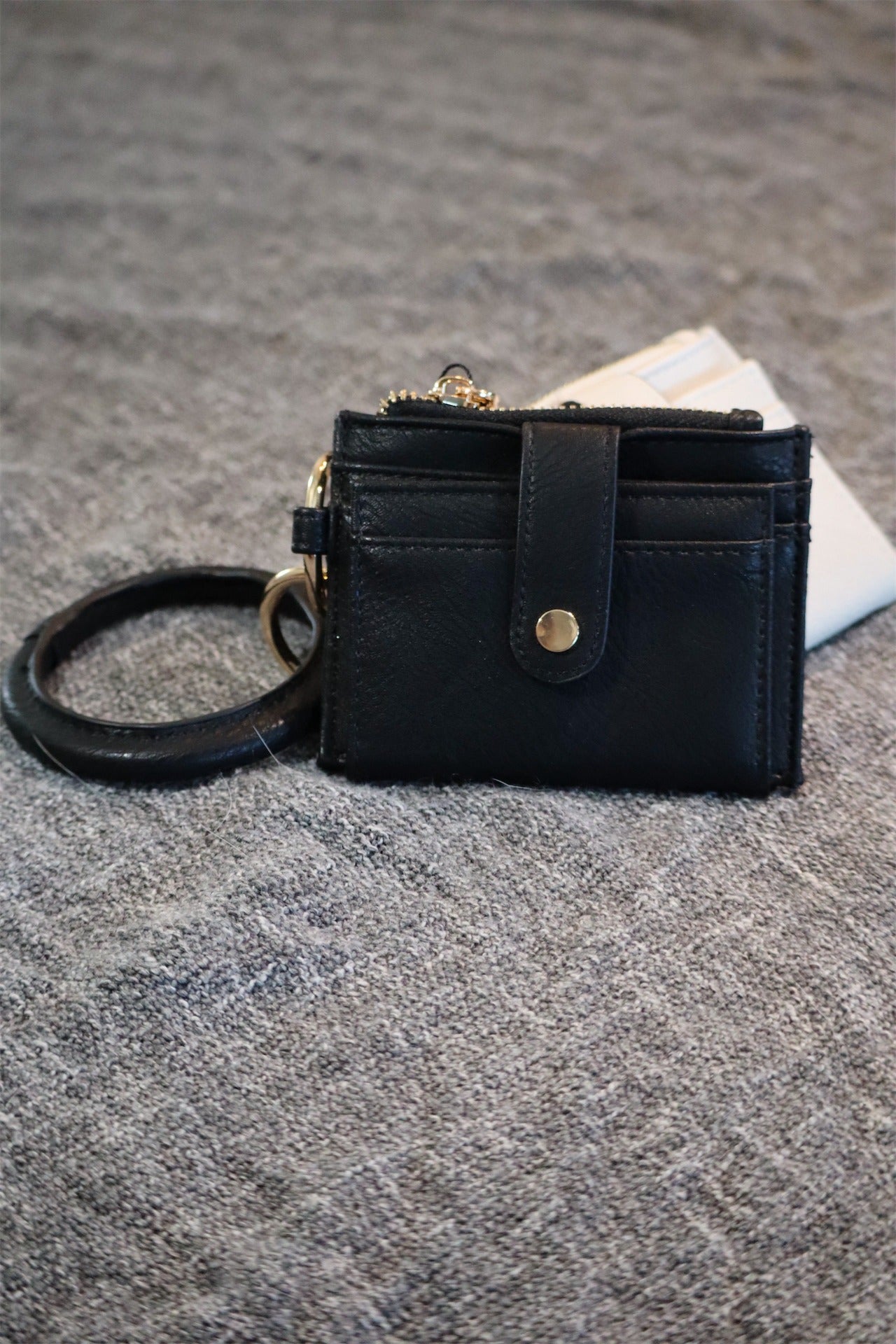 Mini Snap Wallet With Wrist Bangle - Cleo + Kin