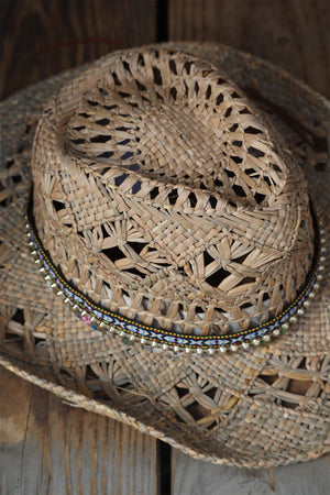 CARRIE'S BOHO COWGIRL HAT - NATURAL