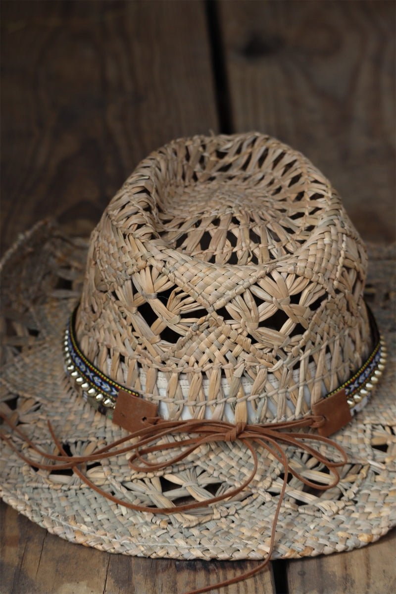 CARRIE'S BOHO COWGIRL HAT - NATURAL