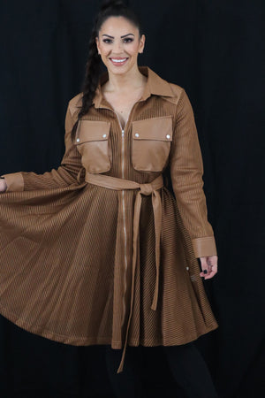 JESSICA’S JAZZY JACKET - CAMEL