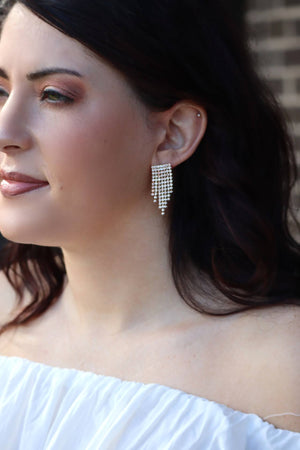 STELLAS STUNNING EARRINGS - CLEAR