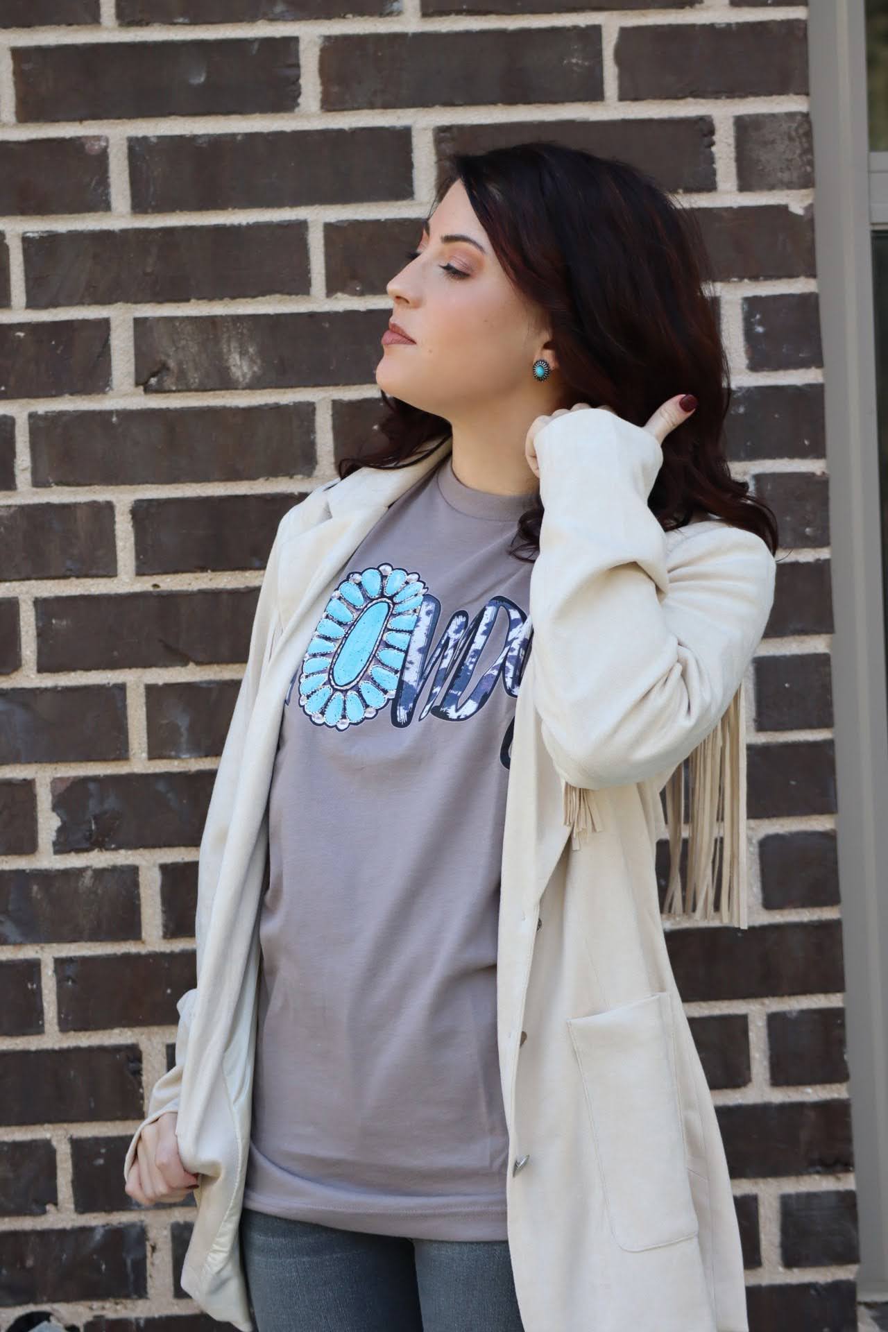 COURTNEY'S COUNTRY FRINGE JACKET CREAM